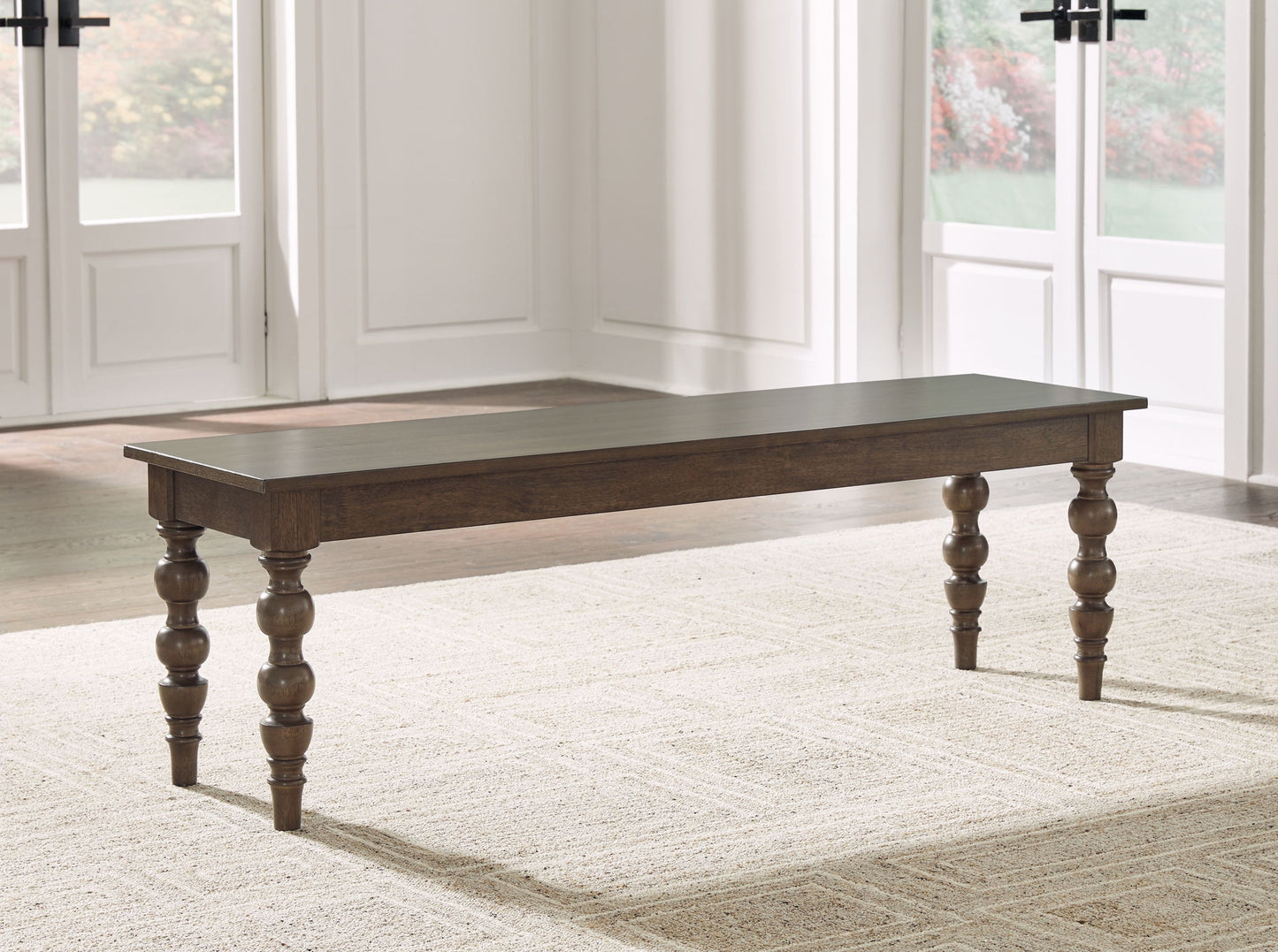 Veramond - Dark Brown - Large Dining Room Bench