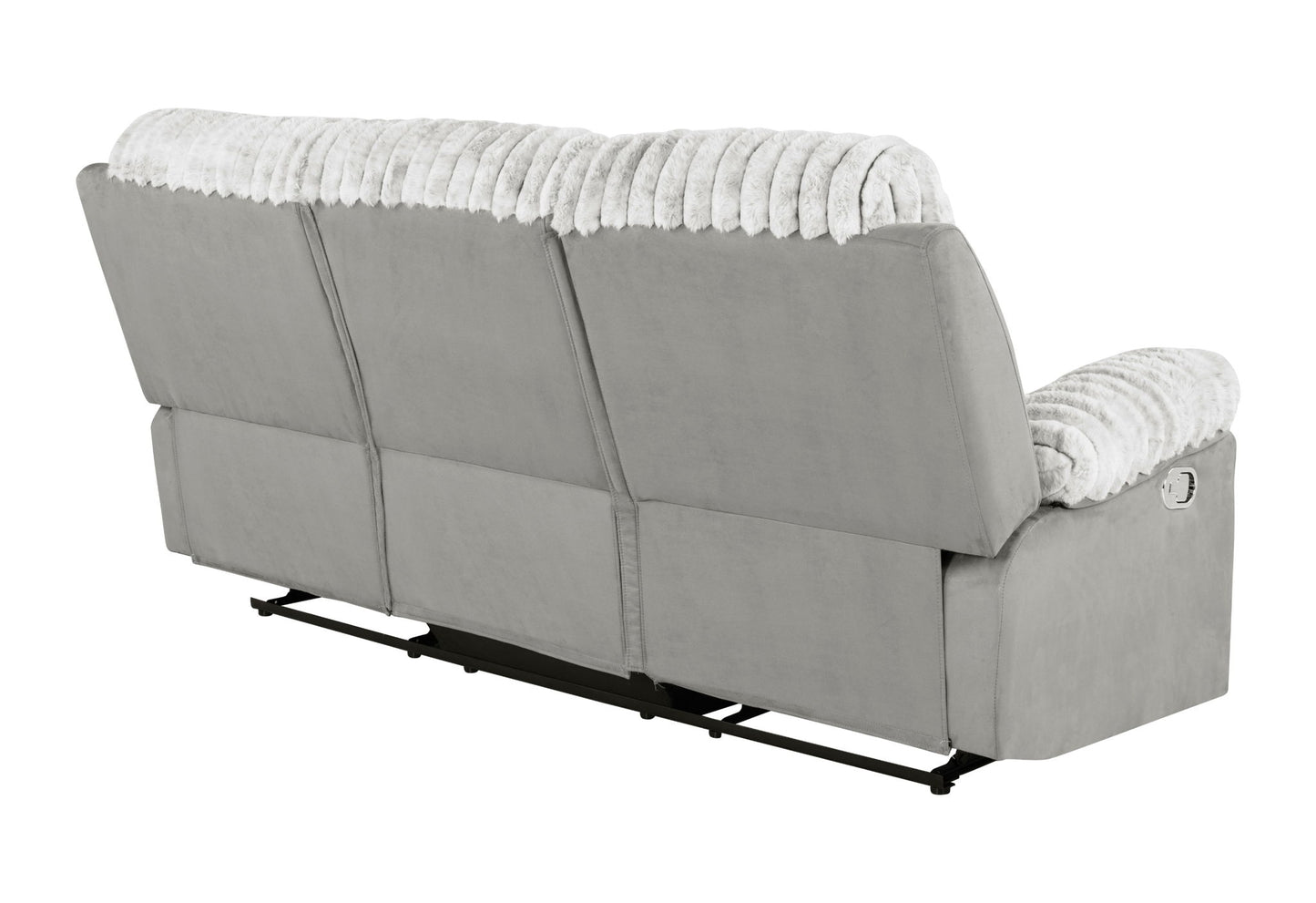 Global 80" Reclining Sofa - Gray