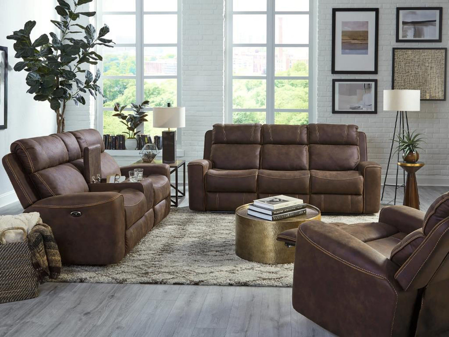 Behold Telluride - Power Motion Sofa - Chocolate