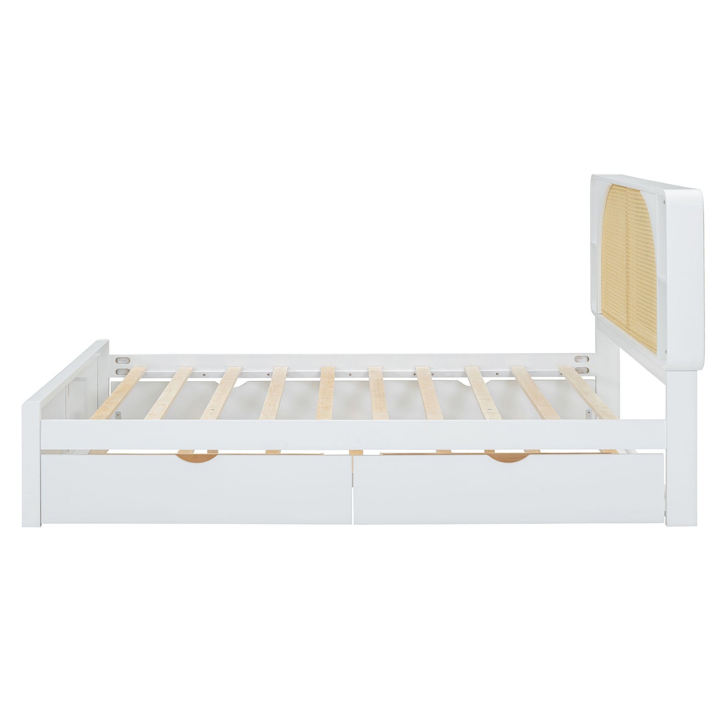 Headboard Bed With 2 Drawers And Trundle