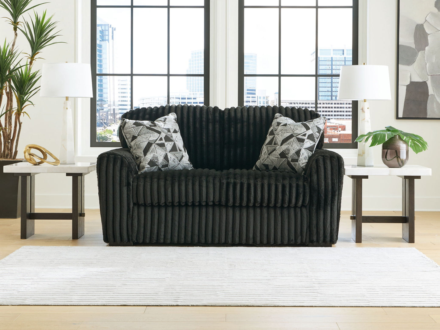 Midnight-Madness - Onyx - Loveseat