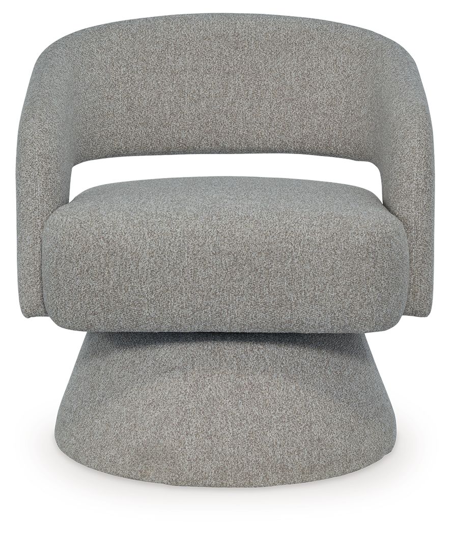 Nashkins - Swivel Accent Chair - Pebble