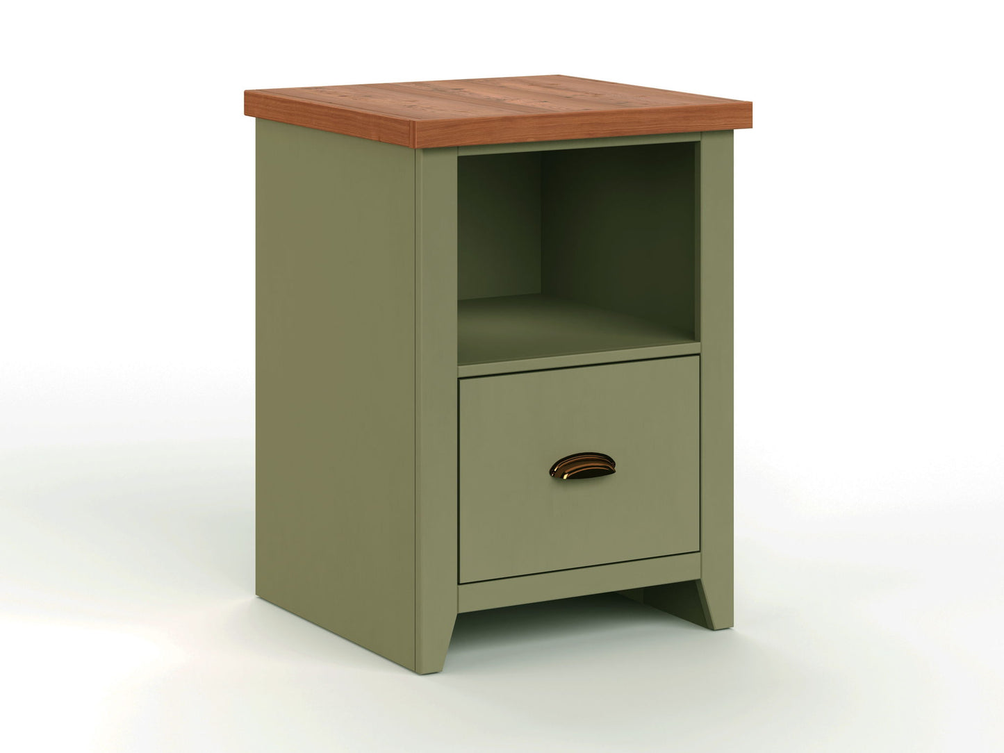 Drawer File - Sage Green / Fruitwood
