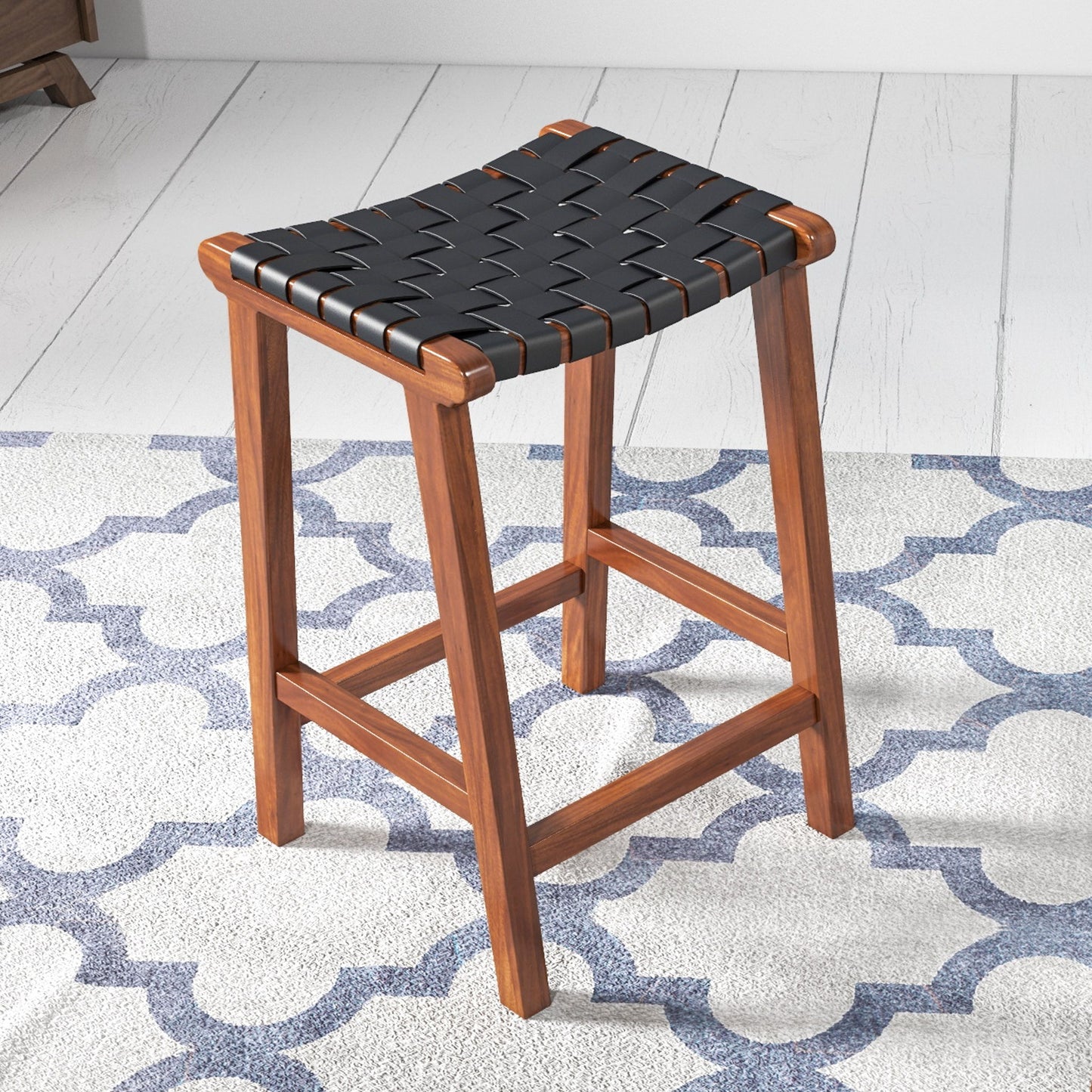 James - Modern Genuine Bar Stool
