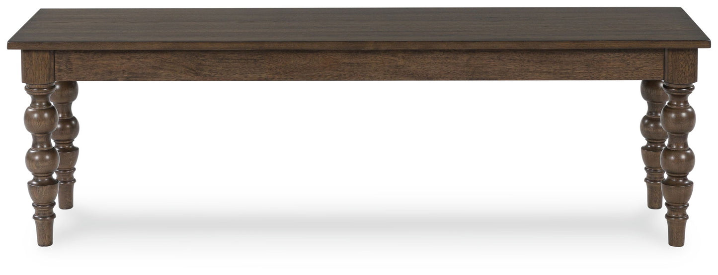 Veramond - Dark Brown - Large Dining Room Bench