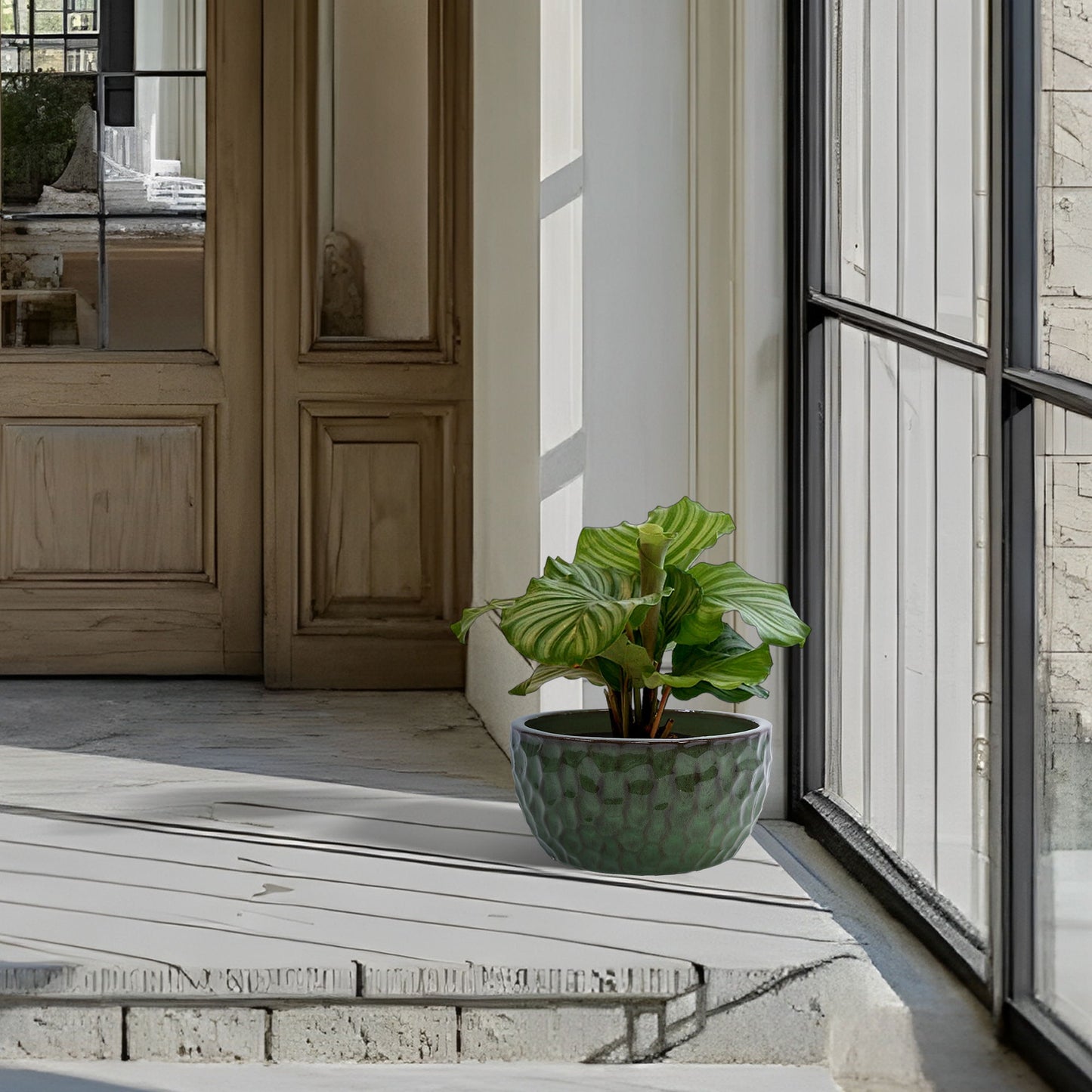 3 Pieces Ceramic Flowerpot