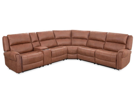 Texas Brown Reclining Sectional