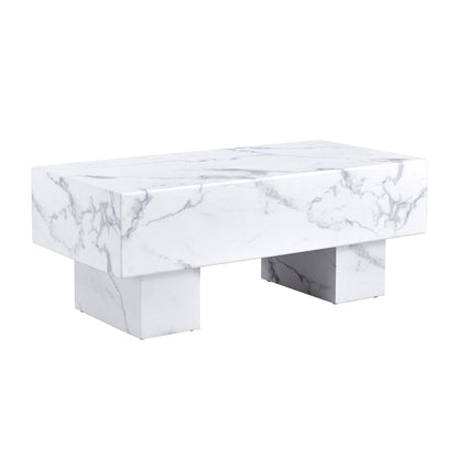 Modern Simple Marble Texture Coffee Table