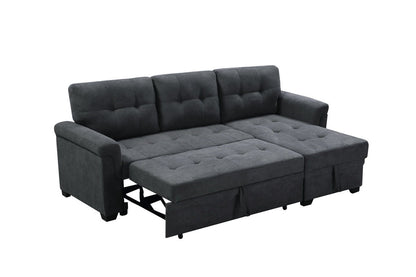Lucca - Reversible Sectional Sleeper Sofa Chaise With Storage