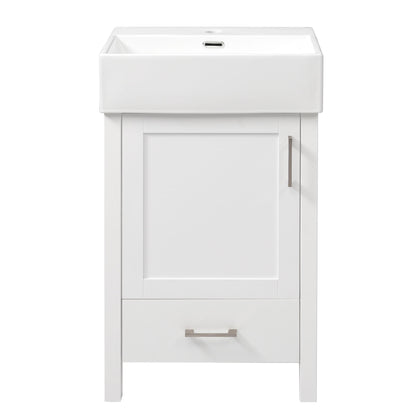 Bathroom Vanity With Sink, Frame And Drawer