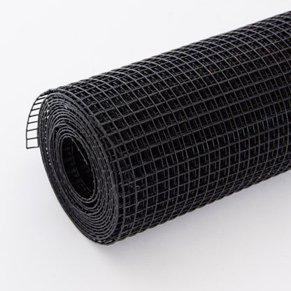 Vinyl Coated Hardware Cloth, Welded Wire Fence For Poultry And Home Improvement - Black