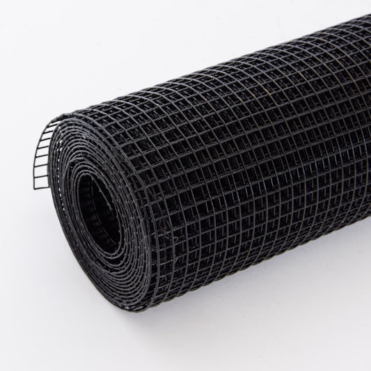 Vinyl Coated Hardware Cloth, Welded Wire Fence For Poultry And Home Improvement - Black