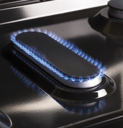 GE 30" Freestanding Gas Range With 5 Sealed Burners - Black