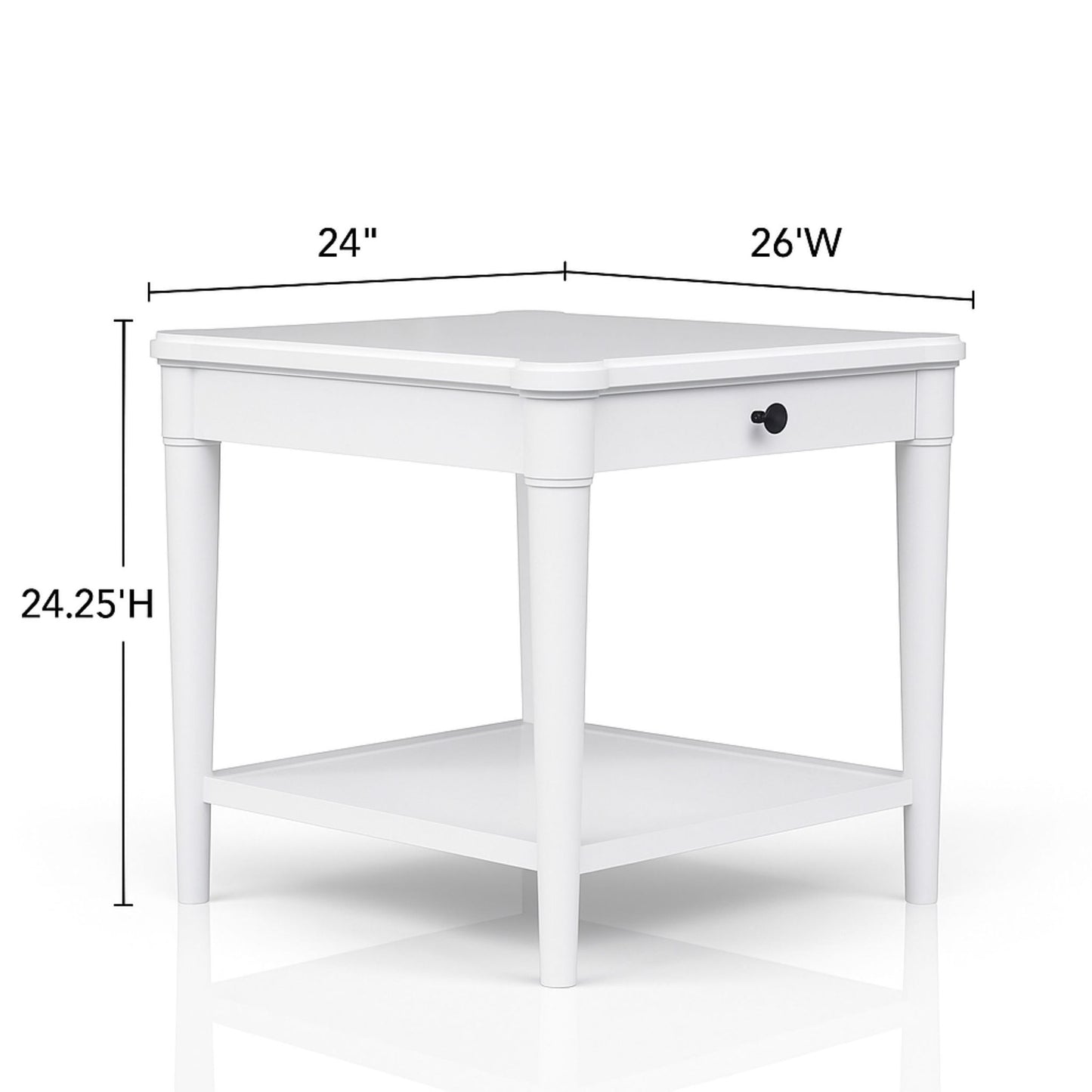 End Table With Storage Drawer
