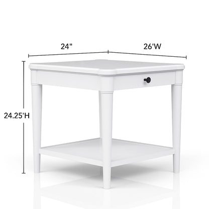 End Table With Storage Drawer