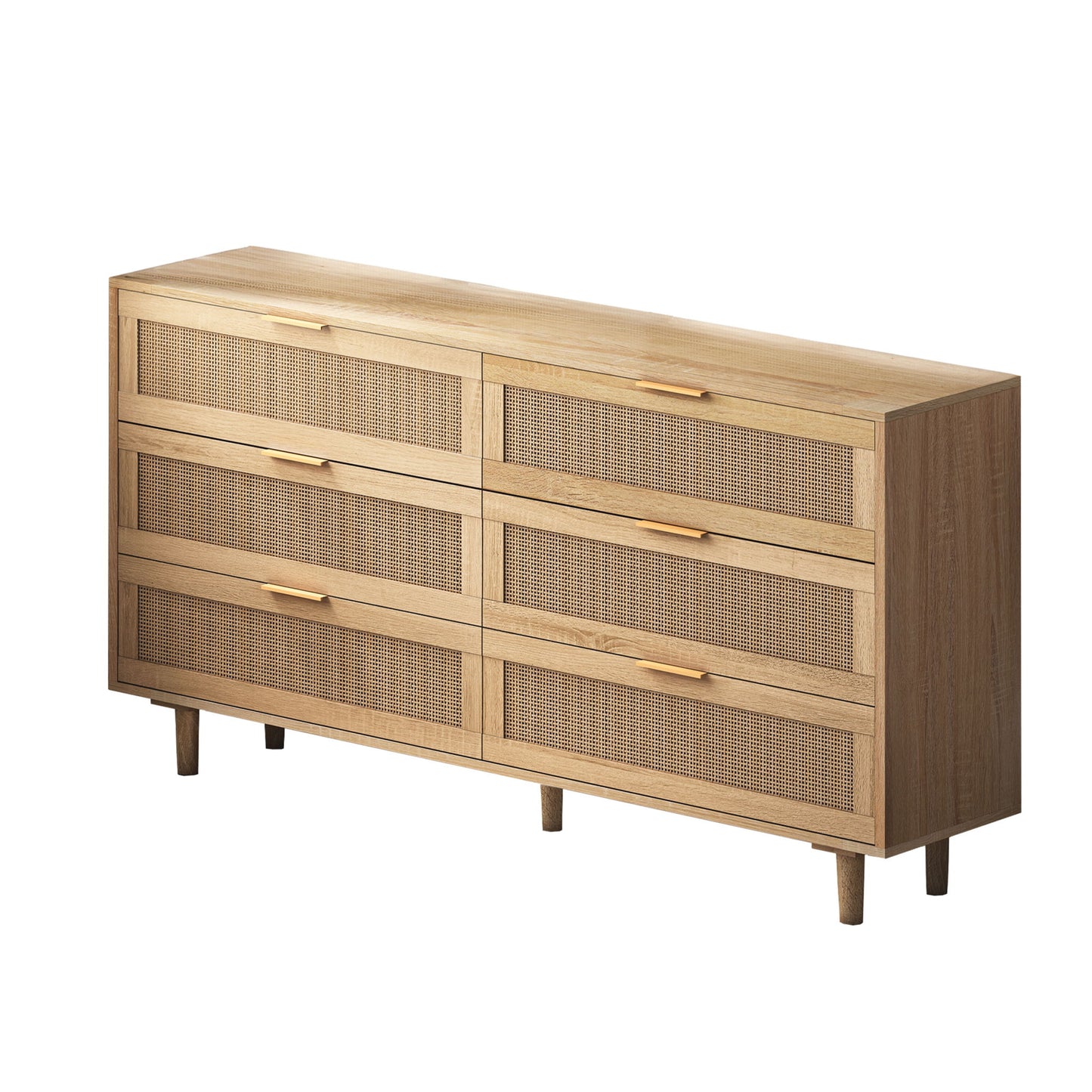Modern 6 Drawer Storage Cabinet For Bedroom