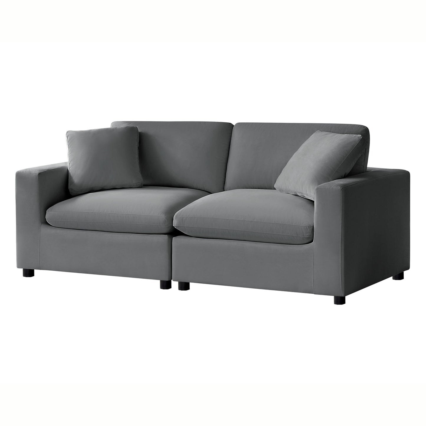Caylie - Modular 2 Piece Sofa - Charcoal