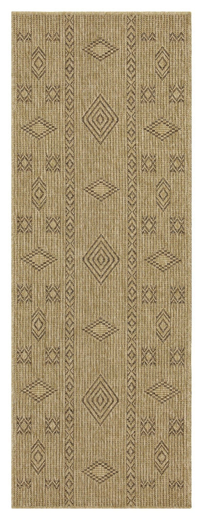 Earth - 5'3" X 7'3" Polypropylene Indoor, Outdoor Area Rug - Jute, Mocha