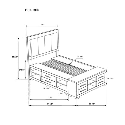Emilia - Bed With Storage And LED Lighting