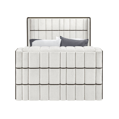 Isaiah - Bed With TV Lift-LED Speakers And Fireplace