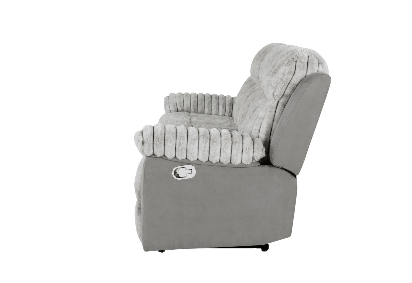 Global 80" Reclining Sofa - Gray