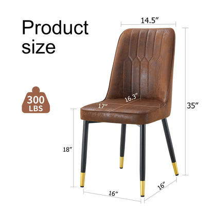 Modern Chair With Metal Legs