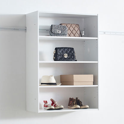 Devi - Wall Mounted Wood Closet System With Modular Design And Ample Storage