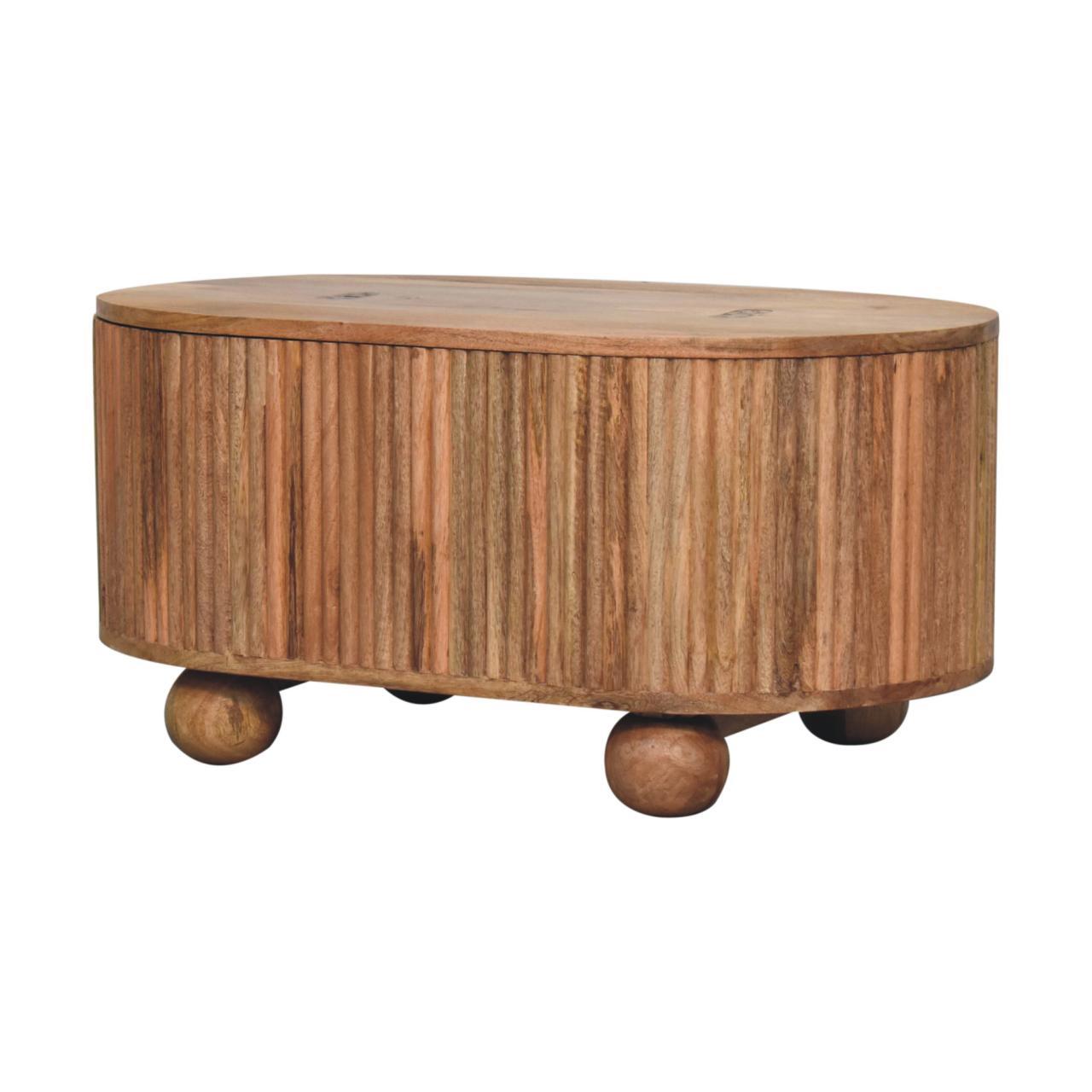 Soba - Ball Lid Up Coffee Table - Oak