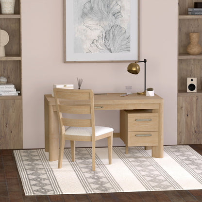 Desk With Contemporary Style - Tan
