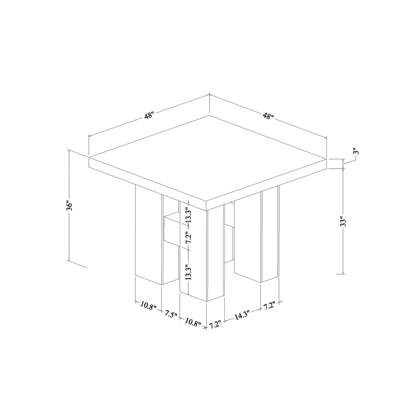 Mikha - Bar Table And Bar Stool