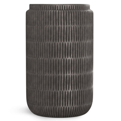 Juno - Cast Aluminum Side Table - Black