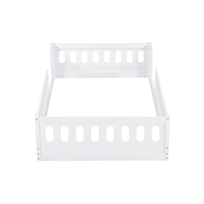 Platform Bed With Guardrail