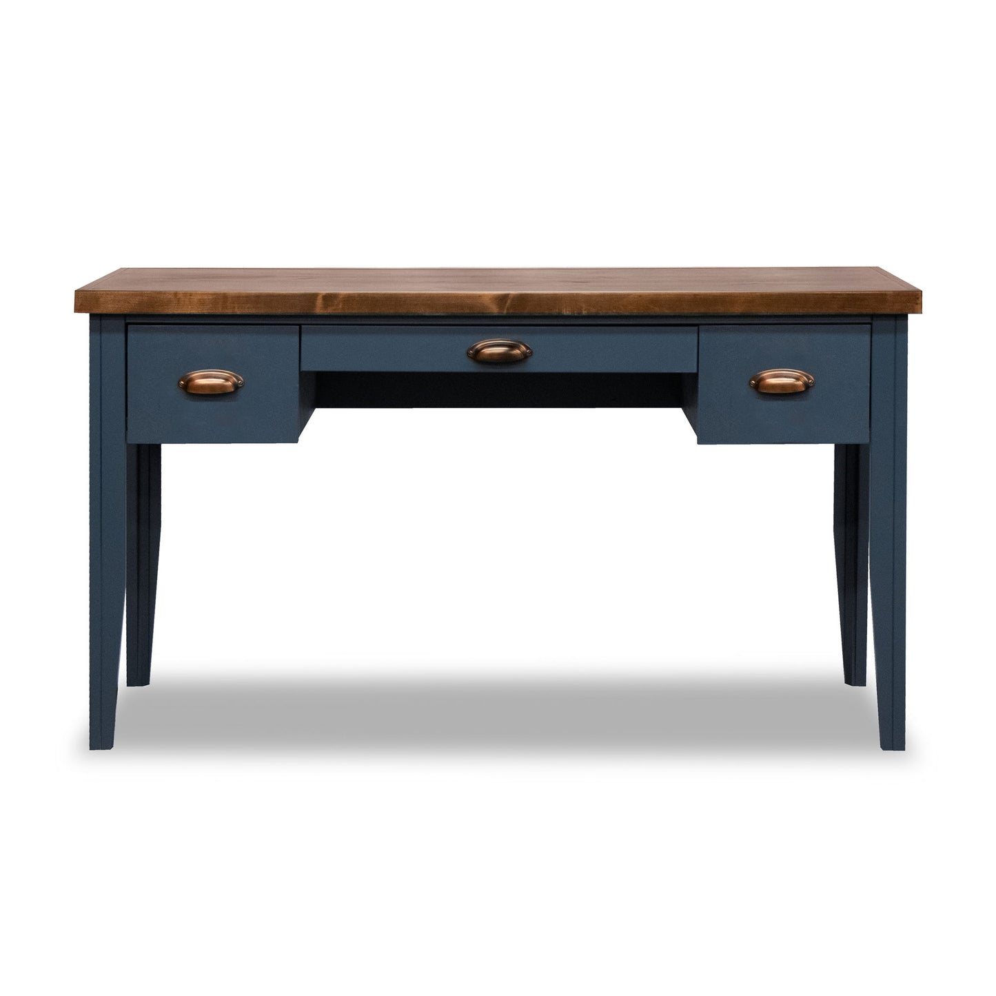 Writing Desk - Blue Denim / Whiskey