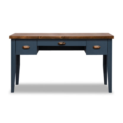 Writing Desk - Blue Denim / Whiskey