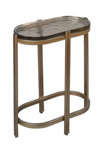 Porterville - Gold Finish - Accent Table