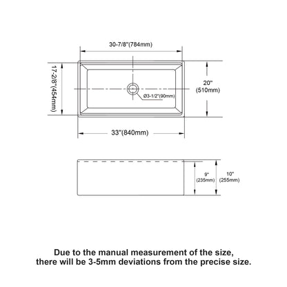 Workstation Single Bowl, Apron Front Kitchen Sink - White
