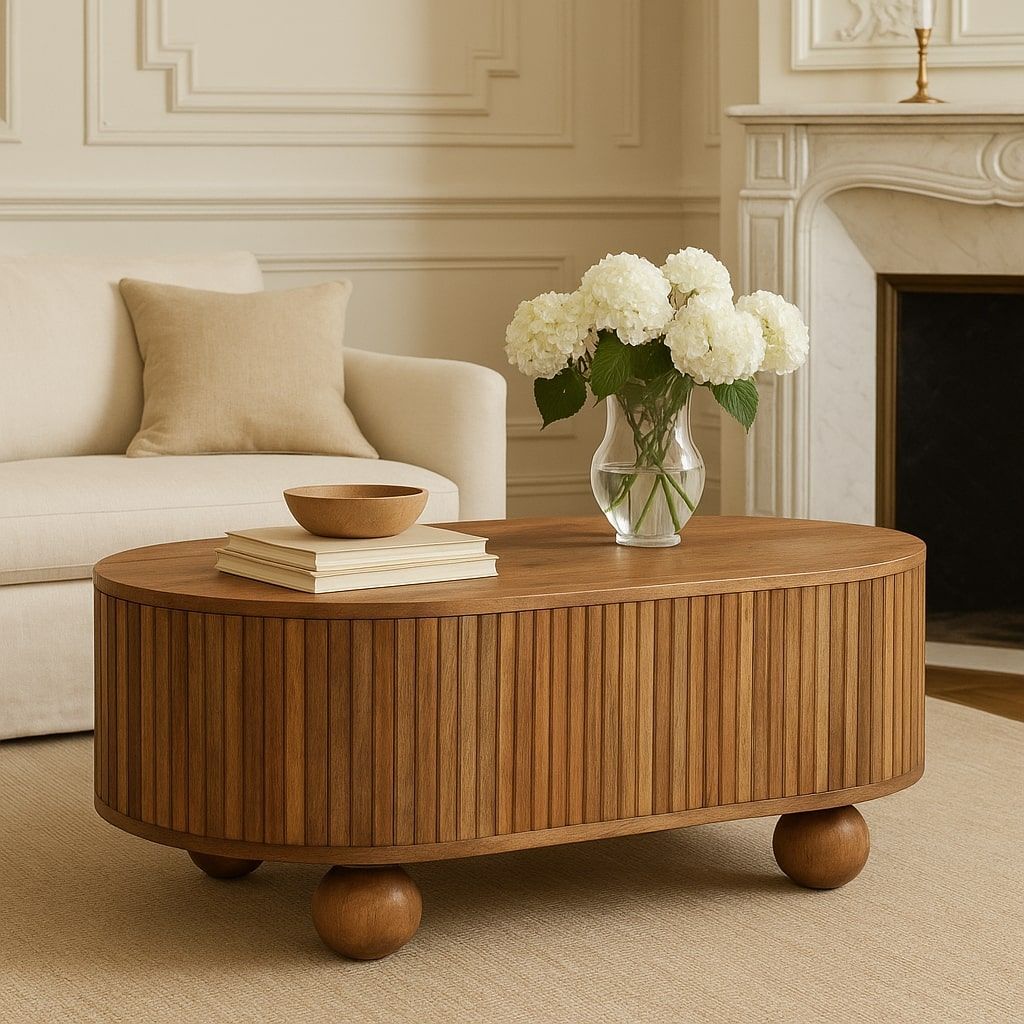 Soba - Ball Lid Up Coffee Table - Oak