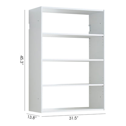 Devi - Wall Mounted Wood Closet System With Modular Design And Ample Storage