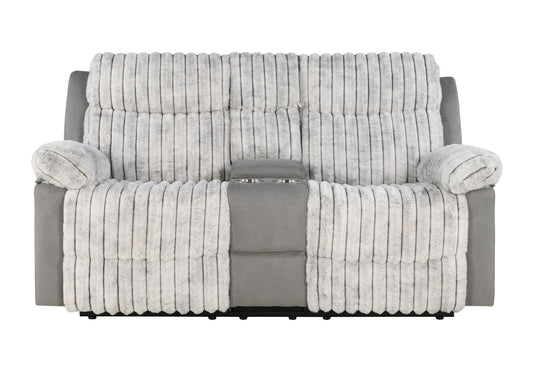 Global 68" Reclining Loveseat - Gray