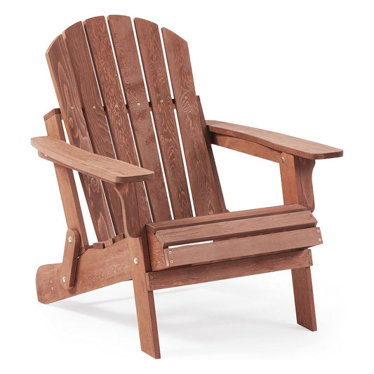 Oversize Outdoor Folding Adirondack Chair, Patio Chair For Garden