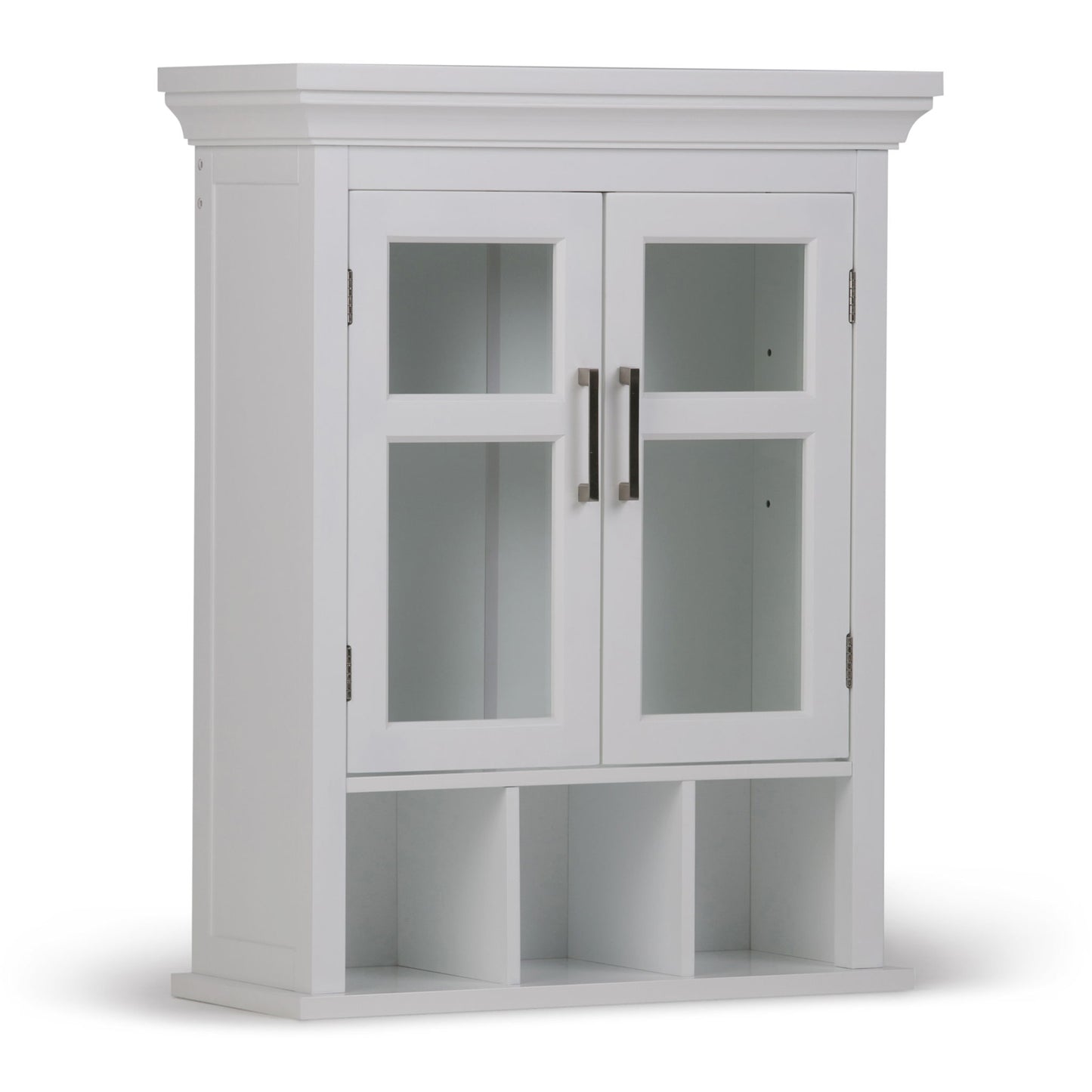 Avington - 2 Door Wall Cabinet With Cubbies - Pure White