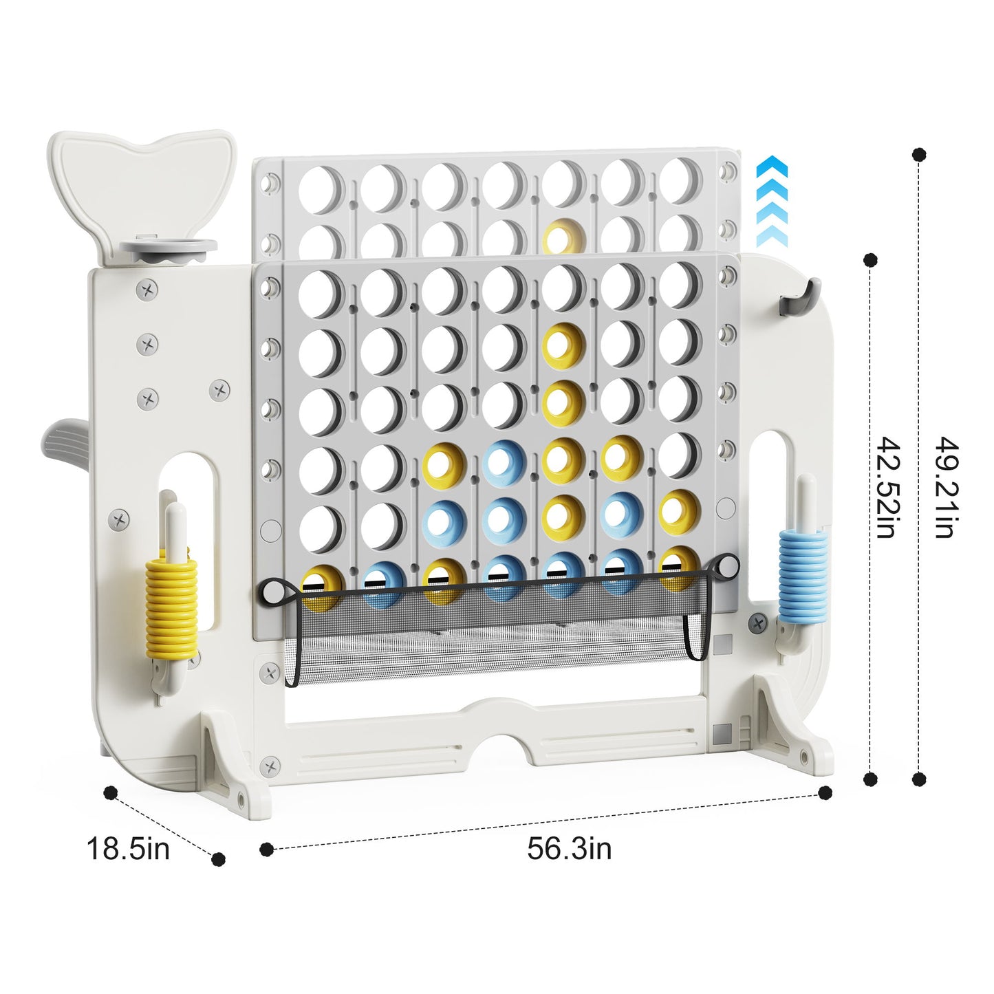 4 To Score Giant Game Set With Mesh Bag & Jumbo Connect 4