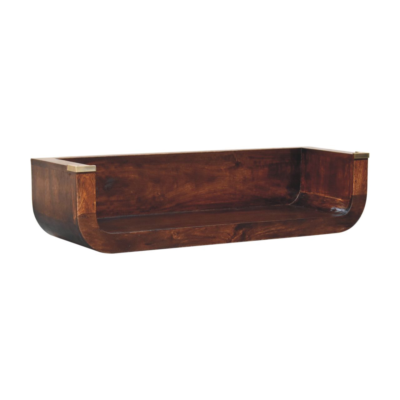 Indira - Floating Console Table - Walnut