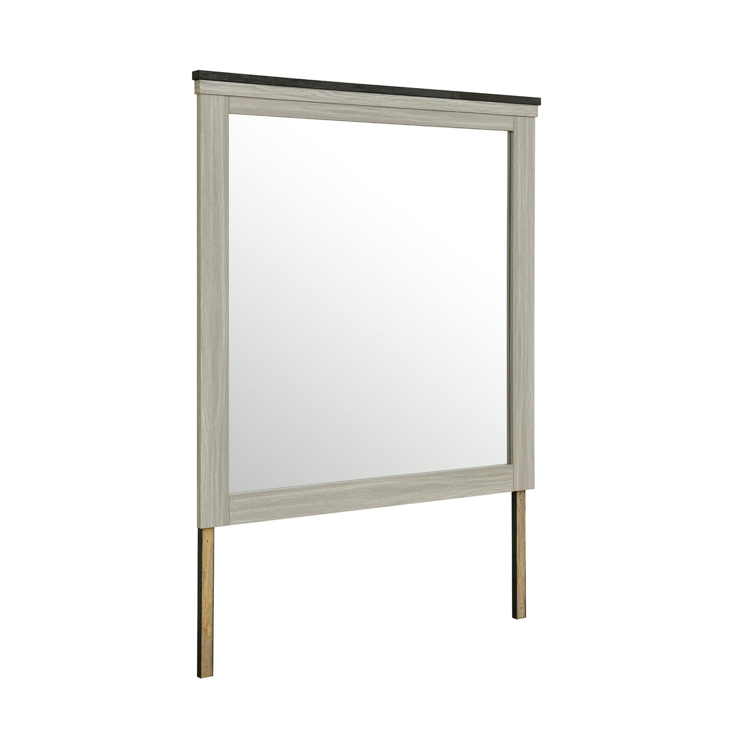 Augusta - Mirror With Sleek Frame, Large Scale Mirror For Dresser - Beige Brown
