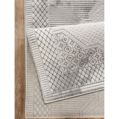 Geometrix - Medallion Rug With Geometric 3D Effect