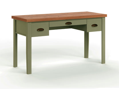 Writing Desk - Sage Green And Fruitwood