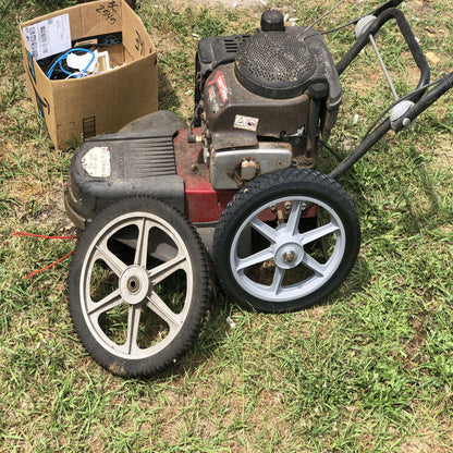 Universal 12" Spoked Plastic Wheel And Tire For Lawn Mowers & Trolley Carts, 10 Pack - Black