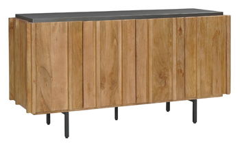 Quintavious - Brown / Charcoal - Accent Cabinet