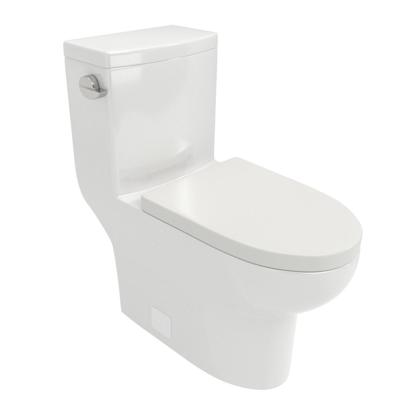 Toilet With Soft Close Seat - White