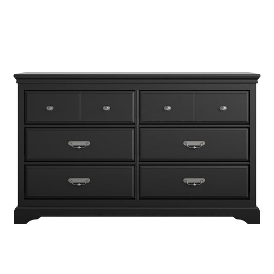 Bristol - 6 Drawer Dresser - Black